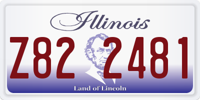 IL license plate Z822481