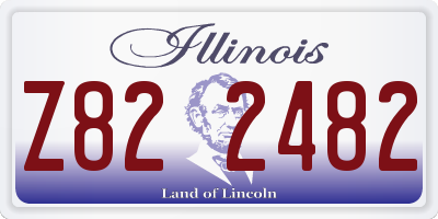 IL license plate Z822482