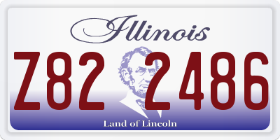 IL license plate Z822486