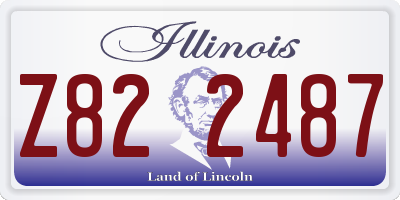 IL license plate Z822487