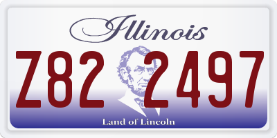 IL license plate Z822497