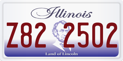 IL license plate Z822502