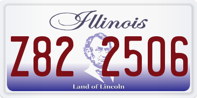 IL license plate Z822506