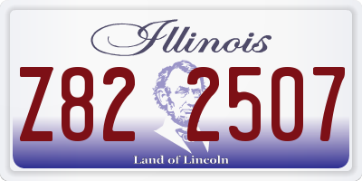 IL license plate Z822507