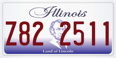 IL license plate Z822511