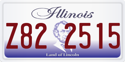 IL license plate Z822515