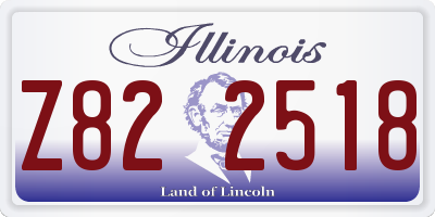 IL license plate Z822518
