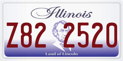 IL license plate Z822520
