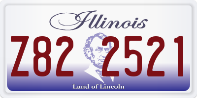 IL license plate Z822521