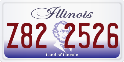 IL license plate Z822526
