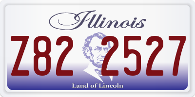 IL license plate Z822527