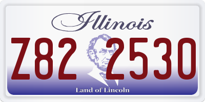 IL license plate Z822530
