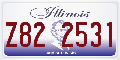 IL license plate Z822531