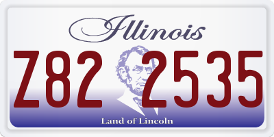 IL license plate Z822535
