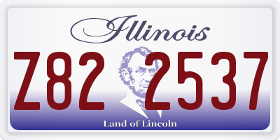 IL license plate Z822537