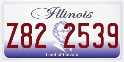 IL license plate Z822539