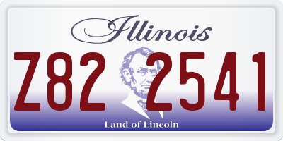 IL license plate Z822541