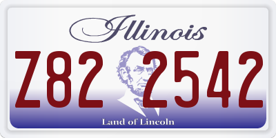 IL license plate Z822542