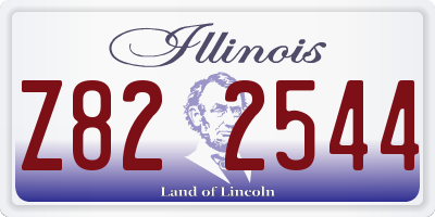 IL license plate Z822544