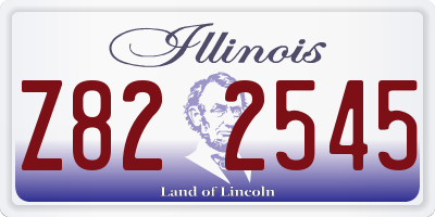 IL license plate Z822545