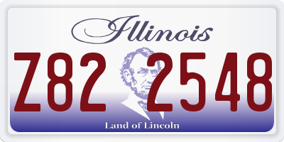 IL license plate Z822548