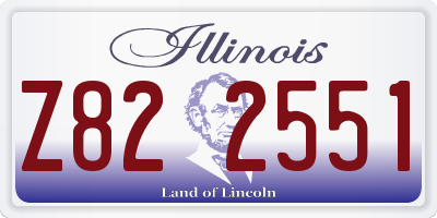 IL license plate Z822551