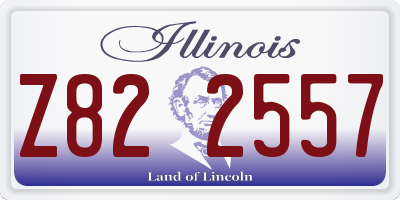 IL license plate Z822557