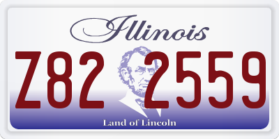 IL license plate Z822559
