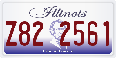 IL license plate Z822561