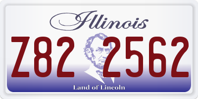IL license plate Z822562