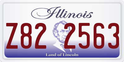 IL license plate Z822563