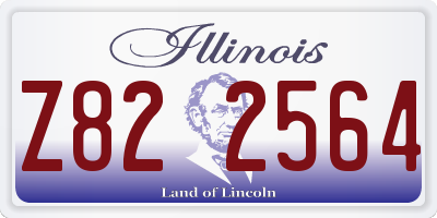 IL license plate Z822564