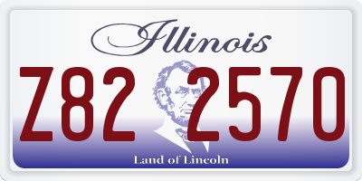 IL license plate Z822570