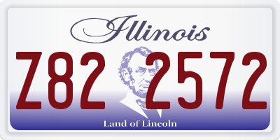 IL license plate Z822572
