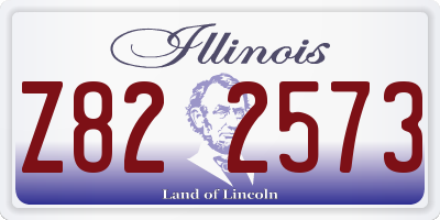 IL license plate Z822573