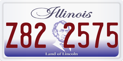 IL license plate Z822575