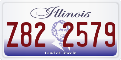 IL license plate Z822579
