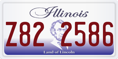 IL license plate Z822586