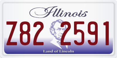 IL license plate Z822591