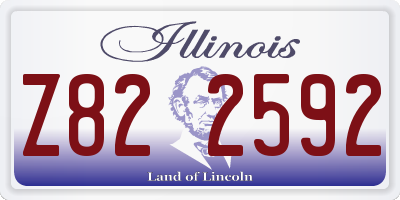 IL license plate Z822592