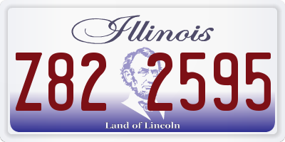 IL license plate Z822595
