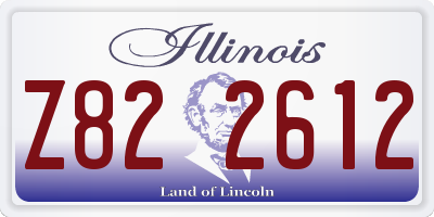 IL license plate Z822612