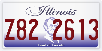 IL license plate Z822613
