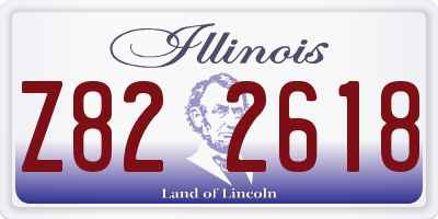 IL license plate Z822618
