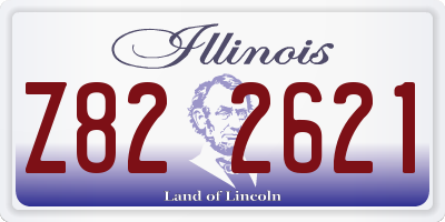 IL license plate Z822621