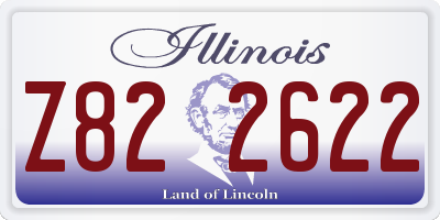 IL license plate Z822622