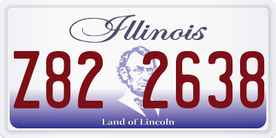 IL license plate Z822638