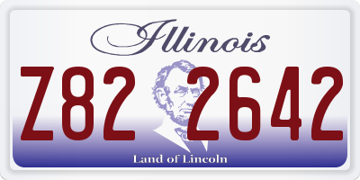 IL license plate Z822642