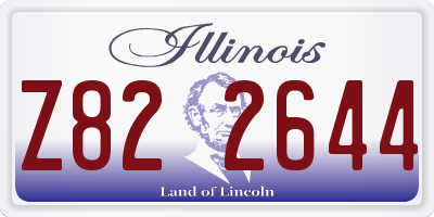 IL license plate Z822644