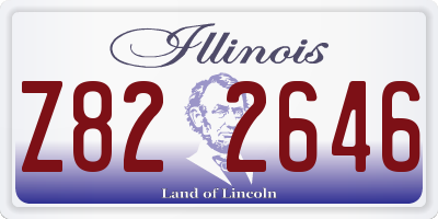 IL license plate Z822646